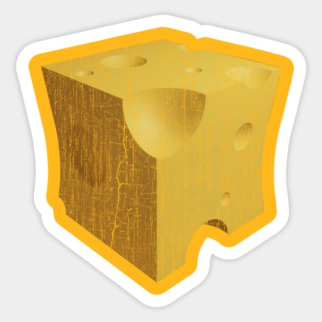 One of Cheese Sticker by vender